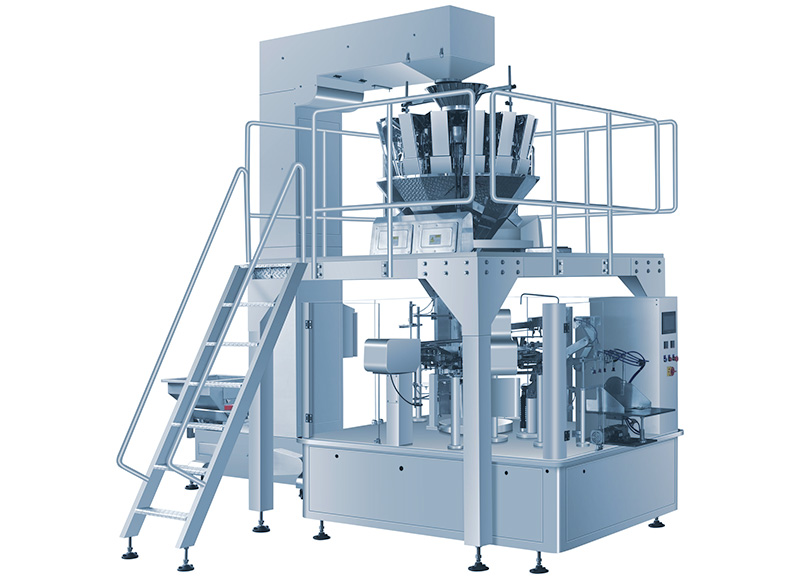 三種貓砂混合全自動(dòng)包裝機(jī)